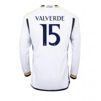 Real Madrid Federico Valverde #15 Domáci futbalový dres 2023-24 Dlhy Rukáv